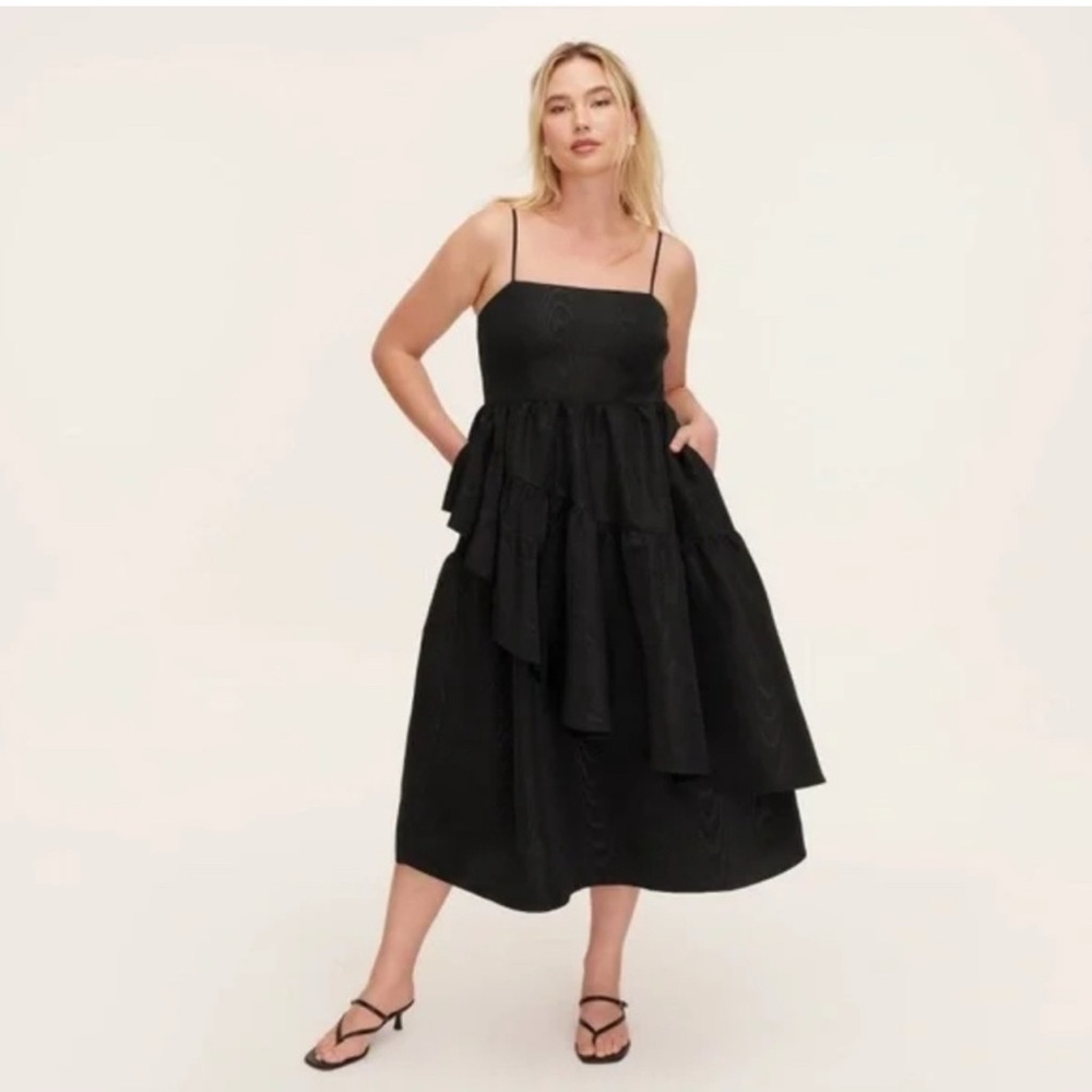 ❤️🌟Price Drop❤️🌟Kate Spade Black Ruffled Dress with Pockets